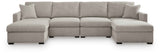 ModMax Luxe Flint 4-Piece Double Chaise Sectional by Ashley at Eve Furniture