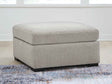 ModMax Luxe Flint Oversized Accent Ottoman by Ashley at Eve Furniture