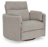 ModMax Luxe Flint Swivel Glider Power Recliner by Ashley at Eve Furniture