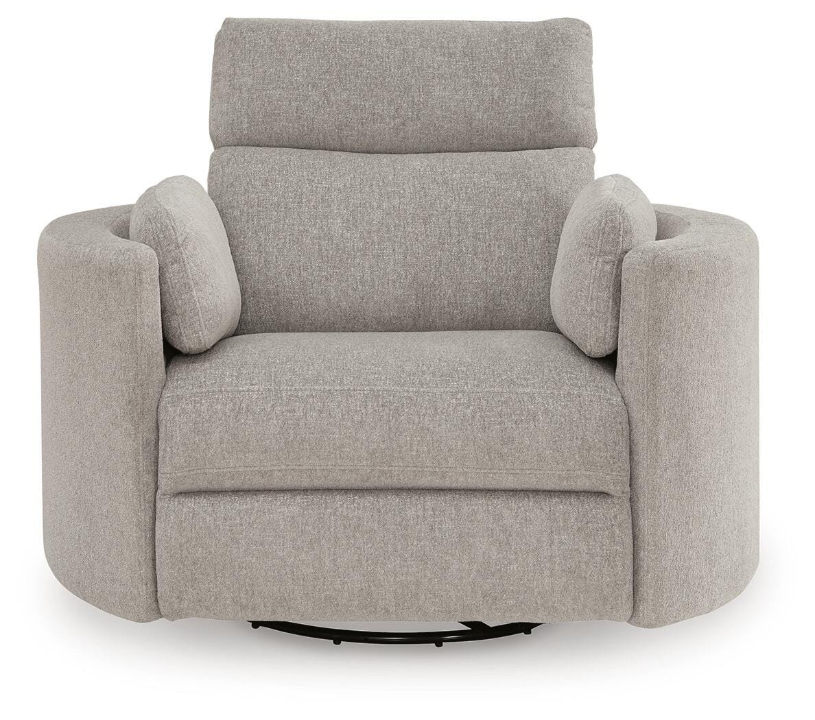 ModMax Luxe Flint Swivel Glider Power Recliner by Ashley at Eve Furniture