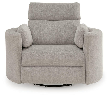 ModMax Luxe Flint Swivel Glider Power Recliner by Ashley at Eve Furniture