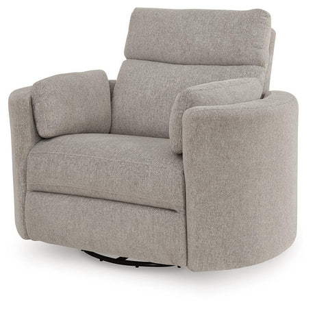 ModMax Luxe Flint Swivel Glider Power Recliner by Ashley at Eve Furniture