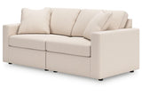 Modmax Oyster 2-Piece Sectional by Ashley at Eve Furniture