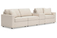 Modmax Oyster 4-Piece Sectional by Ashley at Eve Furniture