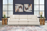 Modmax Oyster 4-Piece Sectional with Ottoman by Ashley at Eve Furniture