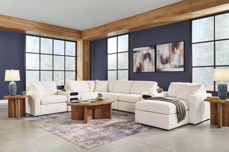 Modmax Oyster 4-Piece Sectional with Ottoman by Ashley at Eve Furniture