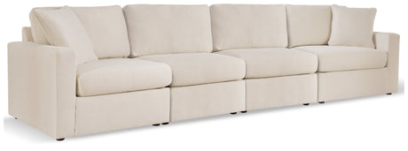 Modmax Oyster 4-Piece Sectional with Ottoman by Ashley at Eve Furniture