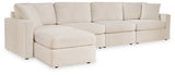 Modmax Oyster 4-Piece Sectional with Ottoman by Ashley at Eve Furniture