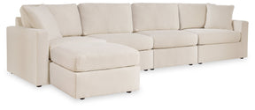 Modmax Oyster 4-Piece Sectional with Ottoman by Ashley at Eve Furniture