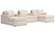Modmax Oyster 5-Piece Pit Sectional by Ashley at Eve Furniture