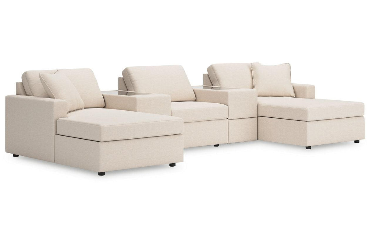 Modmax Oyster 5-Piece Pit Sectional by Ashley at Eve Furniture