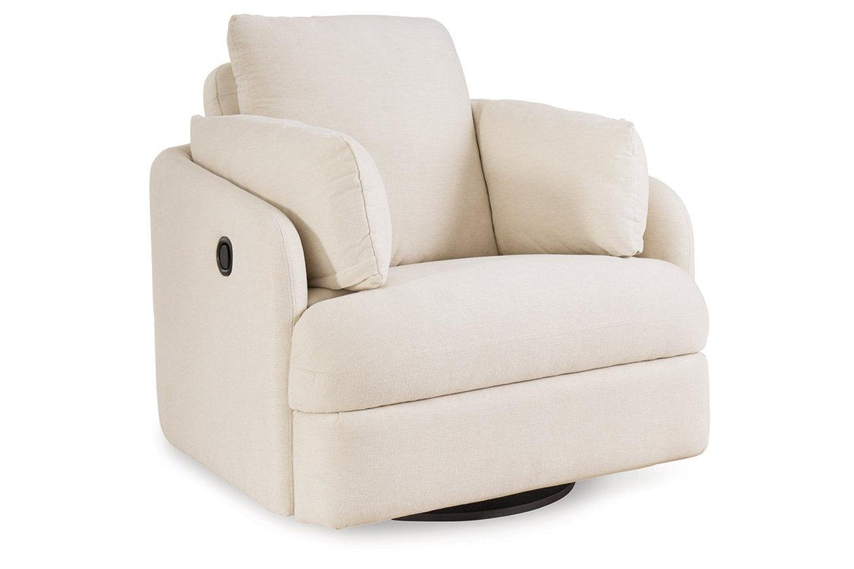 Modmax Oyster 5-Piece Sectional and Swivel Glider Recliner by Ashley at Eve Furniture