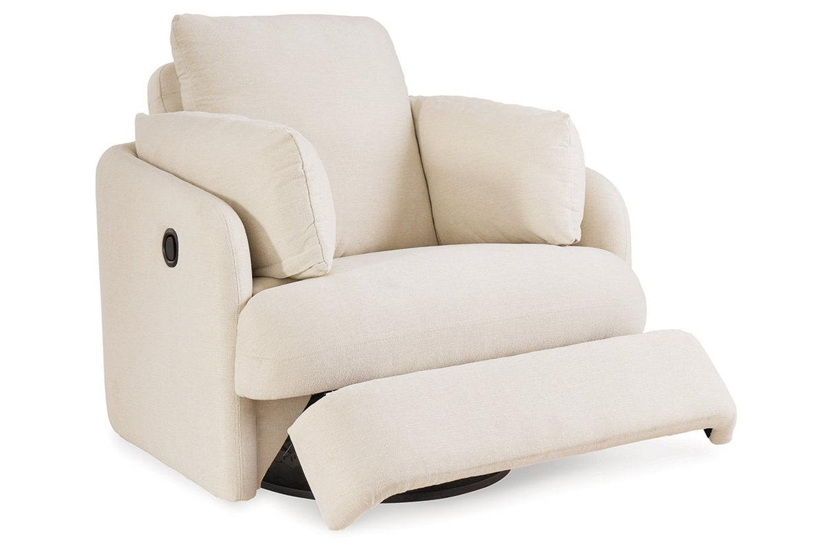 Modmax Oyster 5-Piece Sectional and Swivel Glider Recliner by Ashley at Eve Furniture