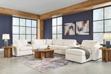 Modmax Oyster 6-Piece LAF Sectional with Ottoman by Ashley at Eve Furniture
