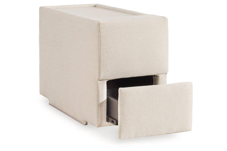 Modmax Oyster 6-Piece Sectional and Swivel Glider Recliner by Ashley at Eve Furniture