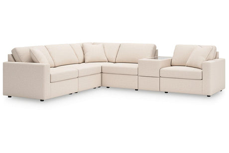 Modmax Oyster 6-Piece Sectional by Ashley at Eve Furniture