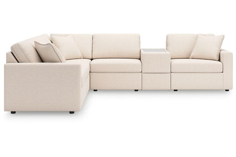 Modmax Oyster 6-Piece Sectional by Ashley at Eve Furniture