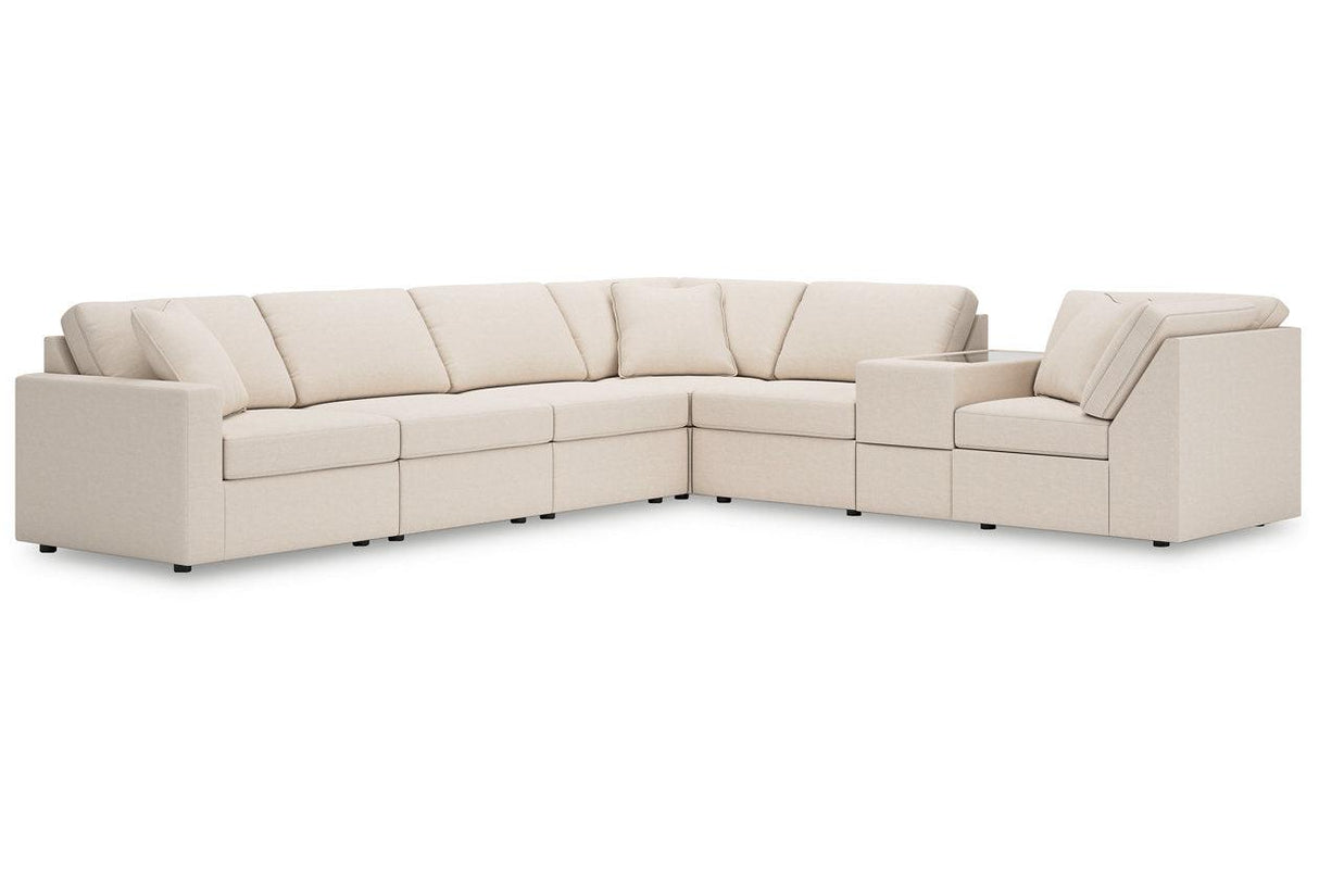 Modmax Oyster 7-Piece Sectional by Ashley at Eve Furniture