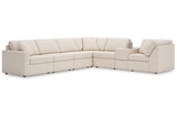 Modmax Oyster 7-Piece Sectional by Ashley at Eve Furniture