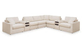 Modmax Oyster 8-Piece Sectional by Ashley at Eve Furniture