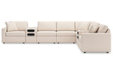 Modmax Oyster 8-Piece Sectional by Ashley at Eve Furniture