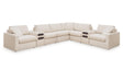 Modmax Oyster 8-Piece Sectional by Ashley at Eve Furniture