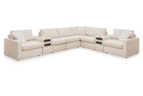 Modmax Oyster 8-Piece Sectional by Ashley at Eve Furniture