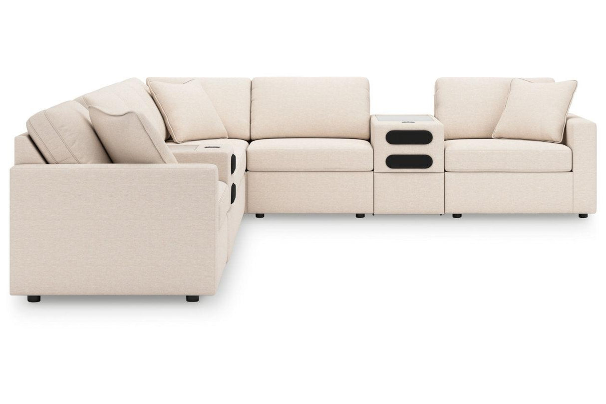 Modmax Oyster 8-Piece Sectional by Ashley at Eve Furniture