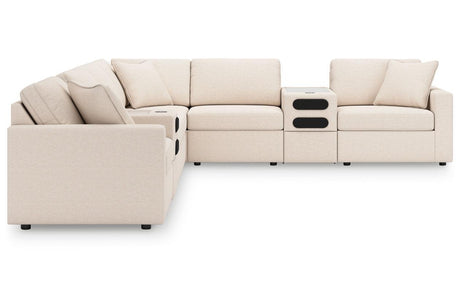 Modmax Oyster 8-Piece Sectional by Ashley at Eve Furniture