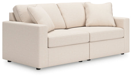 Modmax Oyster Sofa and Loveseat by Ashley at Eve Furniture