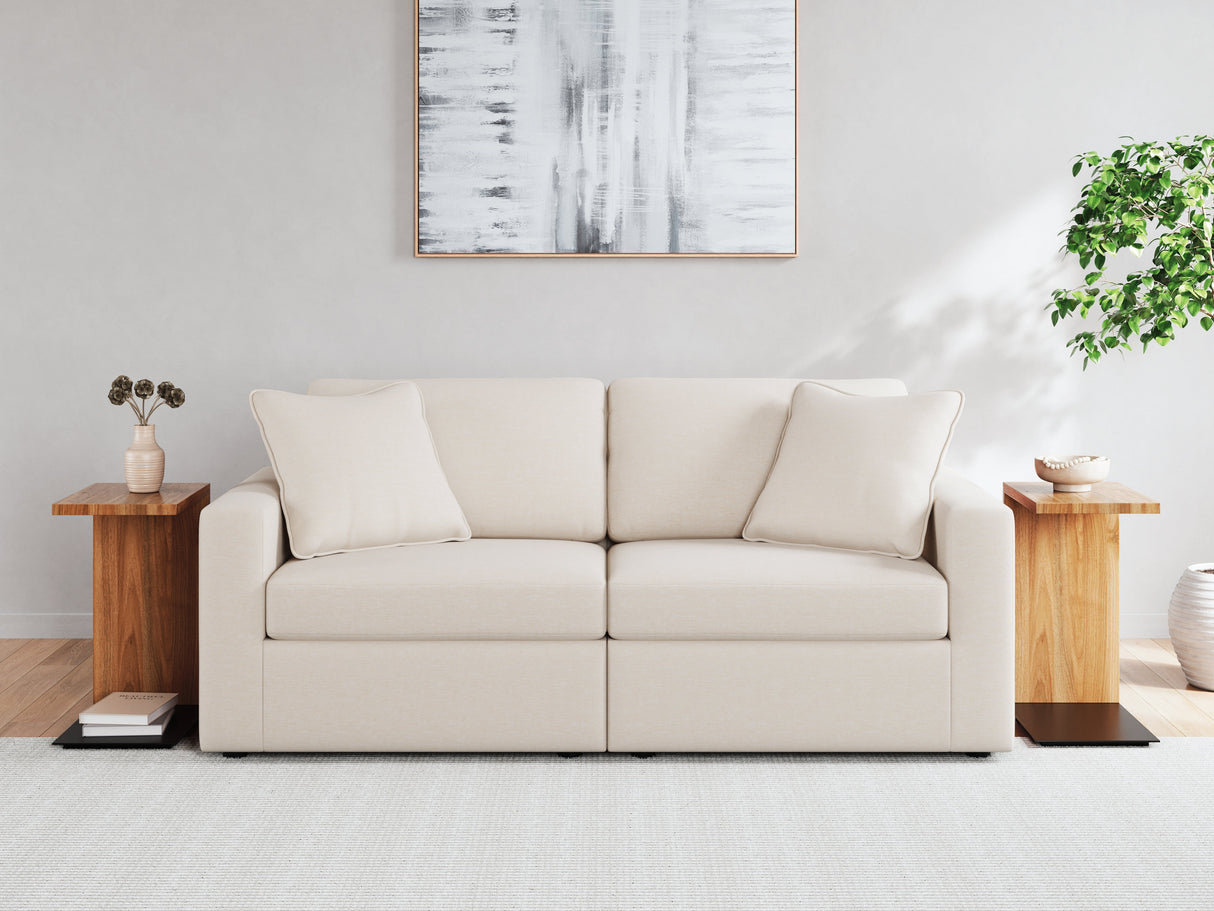 Modmax Oyster Sofa and Loveseat by Ashley at Eve Furniture