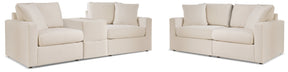 Modmax Oyster Sofa and Loveseat by Ashley at Eve Furniture