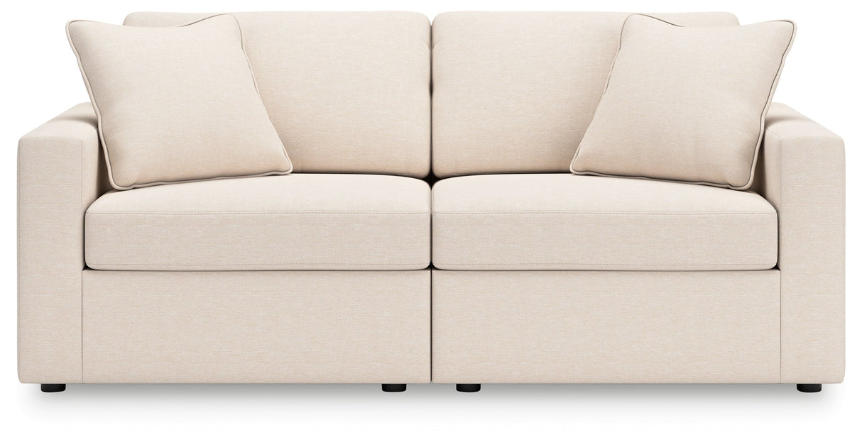 Modmax Oyster Sofa, Loveseat and Recliner by Ashley at Eve Furniture