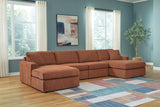Modmax Spice 4-Piece Sectional with Chaise by Ashley at Eve Furniture