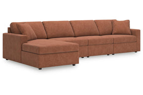 Modmax Spice 4-Piece Sectional with Chaise by Ashley at Eve Furniture