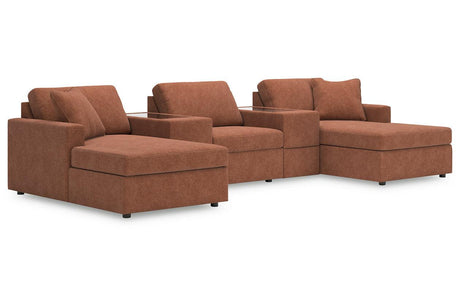 Modmax Spice 5-Piece Pit Sectional by Ashley at Eve Furniture