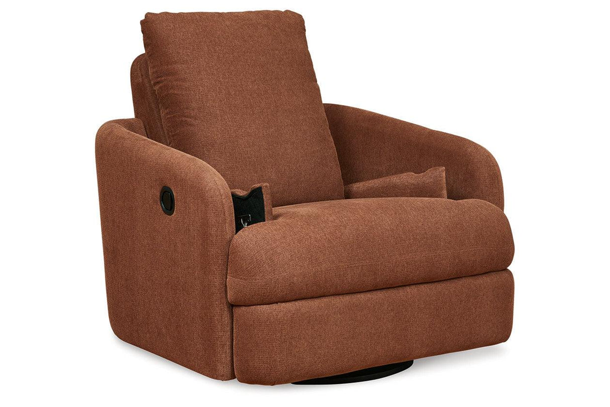 Modmax Spice 5-Piece Sectional and Swivel Glider Recliner by Ashley at Eve Furniture