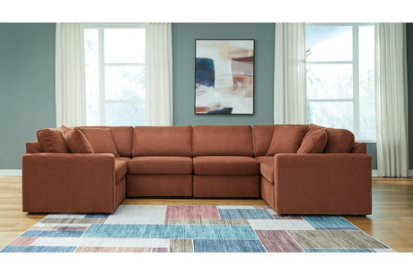 Modmax Spice 6-Piece Sectional by Ashley at Eve Furniture