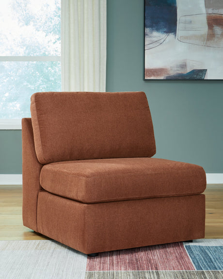 Modmax Spice 7-Piece Sectional and 2 Ottomans by Ashley at Eve Furniture