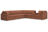 Modmax Spice 7-Piece Sectional by Ashley at Eve Furniture