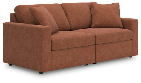 Modmax Spice Performance Fabric Sofa and Loveseat by Ashley at Eve Furniture