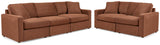 Modmax Spice Performance Fabric Sofa and Loveseat by Ashley at Eve Furniture