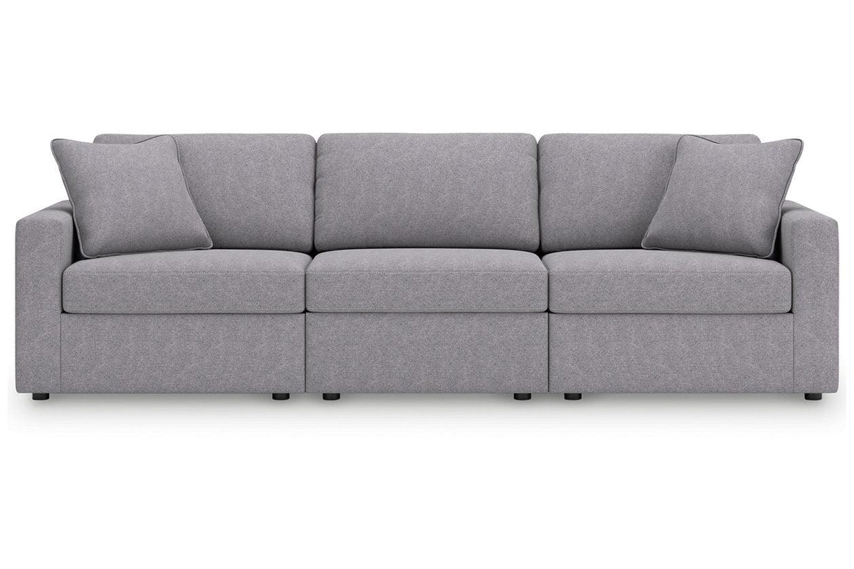 Modmax Granite 3-Piece Performance Fabric Sectional by Ashley at Eve Furniture