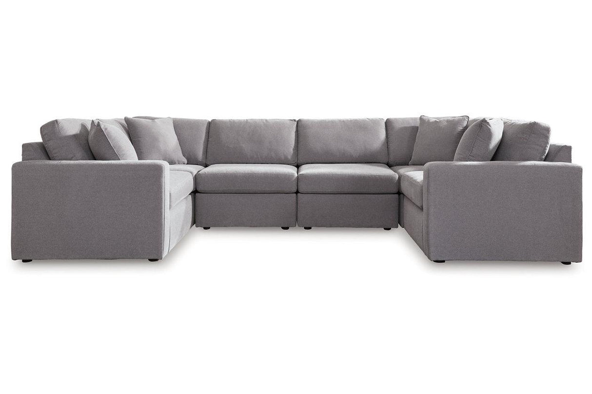 Modmax Granite 6-Piece Performance Fabric Sectional by Ashley at Eve Furniture