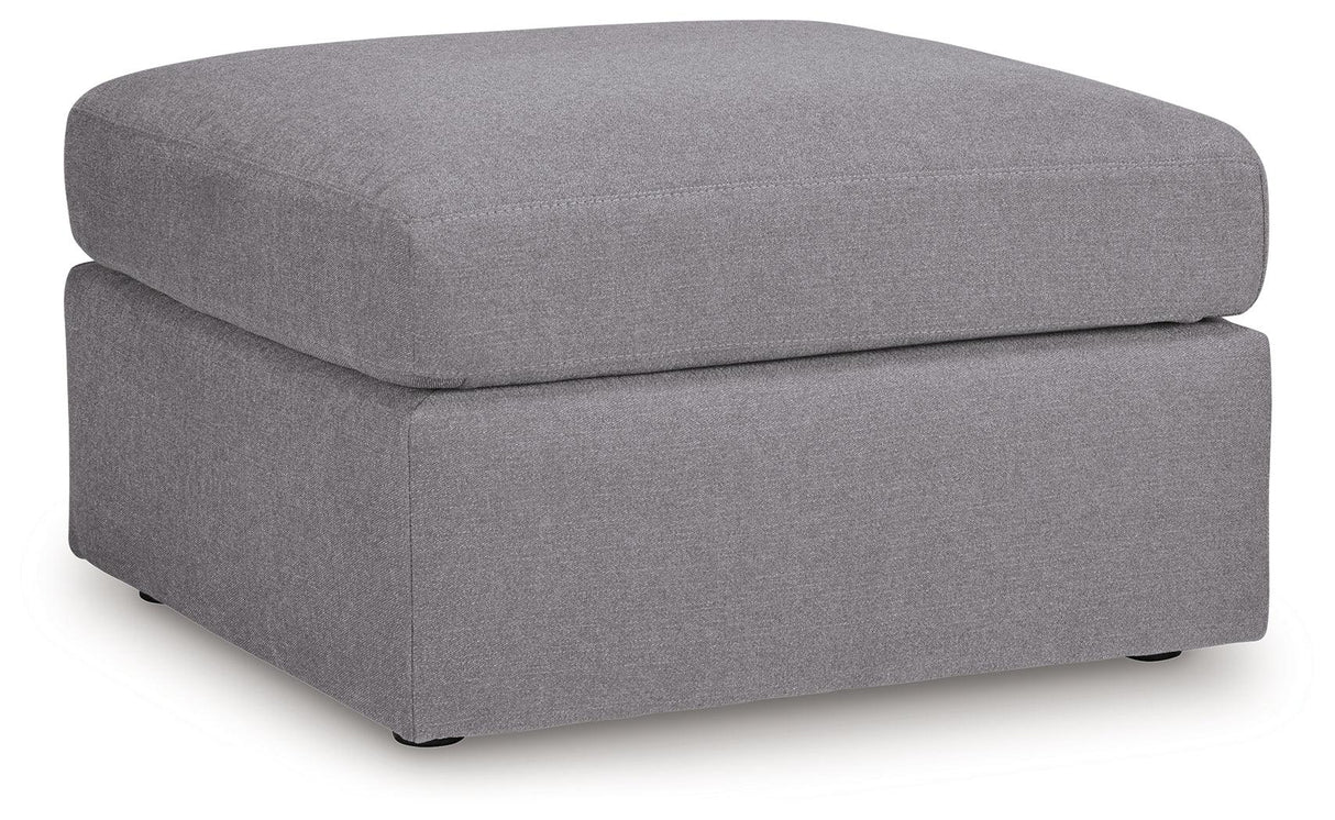 Modmax Granite Oversized Accent Ottoman by Ashley at Eve Furniture