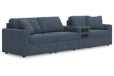 Modmax Ink 4-Piece Performance Fabric Sectional by Ashley at Eve Furniture