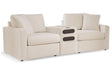 Modmax Oyster 3-Piece Sectional by Ashley at Eve Furniture