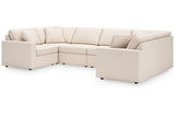 Modmax Oyster 6-Piece Sectional by Ashley at Eve Furniture