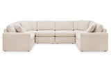 Modmax Oyster 6-Piece Sectional by Ashley at Eve Furniture