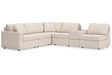 Modmax Oyster 6-Piece Sectional by Ashley at Eve Furniture